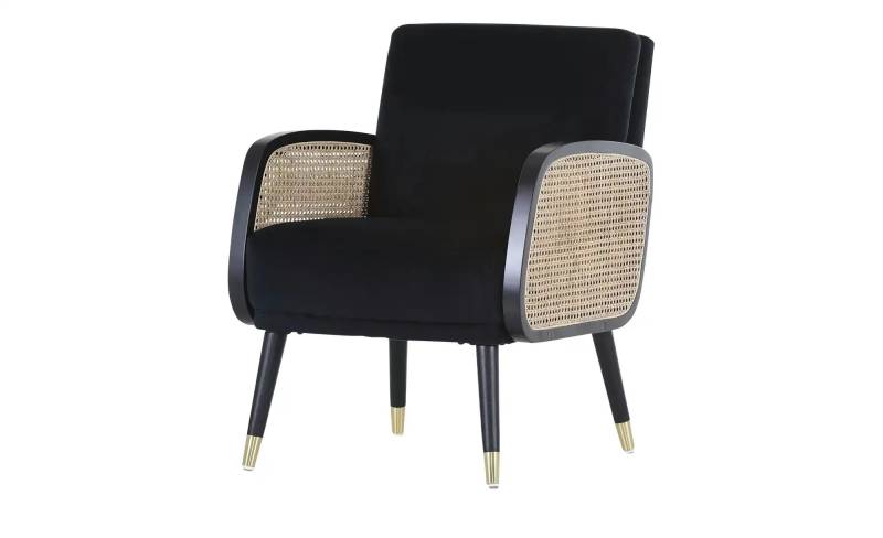 Sessel  Malea ¦ schwarz ¦ Maße (cm): B: 64 H: 83 T: 75.0 Polstermöbel > Sessel > Lounge Sessel - Höffner