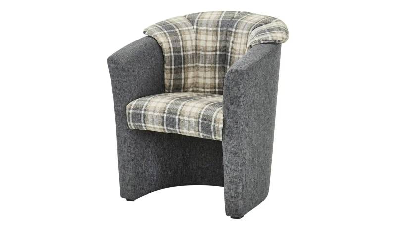 Sessel   ¦ grau ¦ Maße (cm): B: 67 H: 82 T: 63.0 Polstermöbel > Sessel > Cocktailsessel - Möbel Kraft
