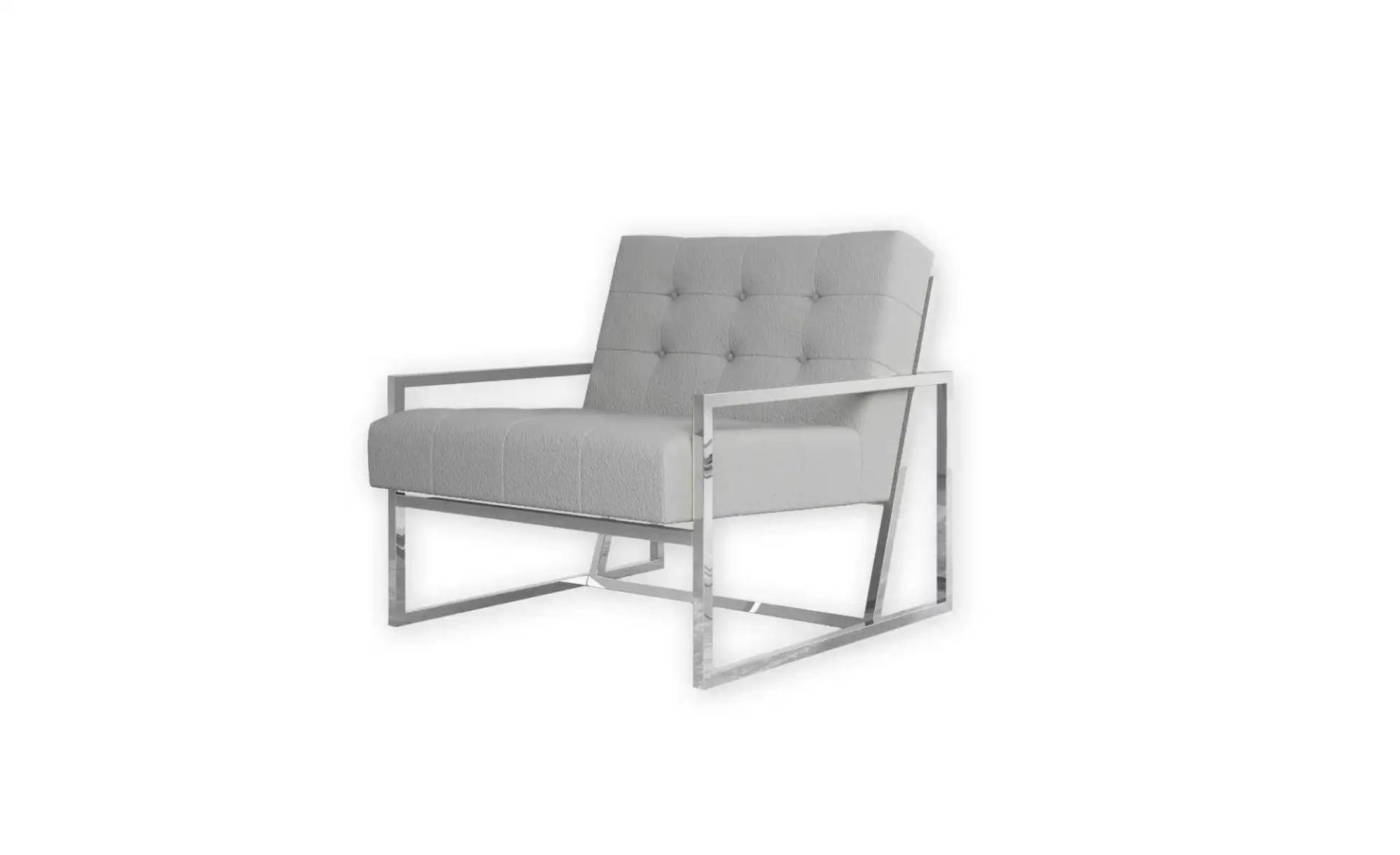 Sessel  Vincent  ¦ grau ¦ Maße (cm): B: 84 H: 81 Polstermöbel > Sessel > Lounge Sessel - Möbel Kraft