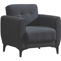 Sessel inkl. Bettfunktion und Bettkasten SAN-MARINO  / Grau