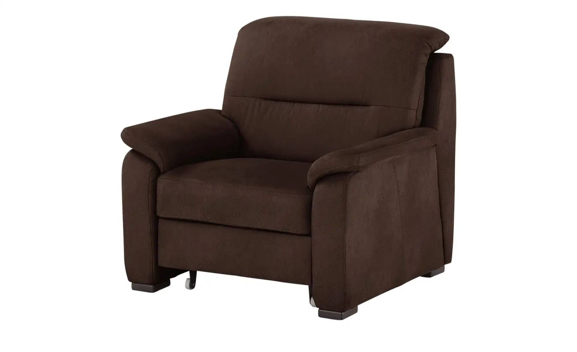 meinSofa Sessel mit ausziehbarem Hocker  Vera ¦ braun ¦ Maße (cm): B: 100 H: 92 T: 95.0 Polstermöbel > Sessel > Fernsehsessel - Höffner