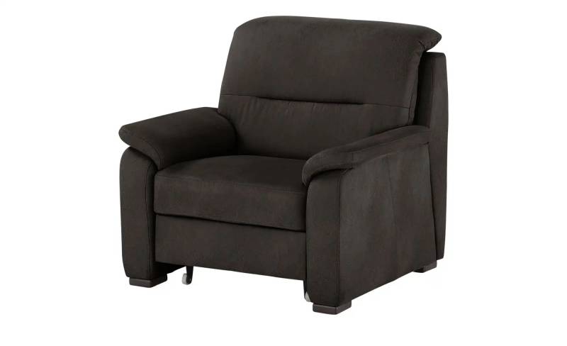 meinSofa Sessel mit ausziehbarem Hocker  Vera ¦ grau ¦ Maße (cm): B: 100 H: 92 T: 95.0 Polstermöbel > Sessel > Fernsehsessel - Höffner