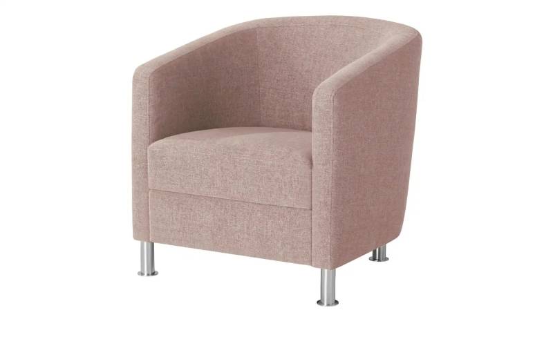 Sessel aus Flachgewebe  ¦ rosa/pink ¦ Maße (cm): B: 69 H: 75 T: 76.0 Polstermöbel > Sessel > Cocktailsessel - Möbel Kraft