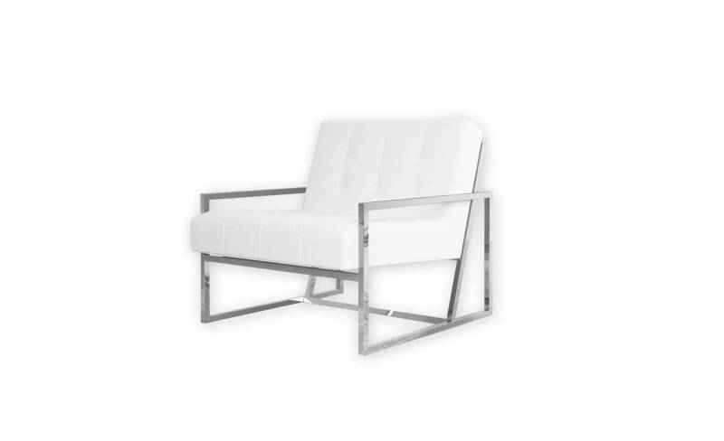 Sessel  Vincent  ¦ weiß ¦ Maße (cm): B: 84 H: 81 Polstermöbel > Sessel > Lounge Sessel - Möbel Kraft