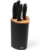 Set Mit 5 Küchenmesser Im Block Husla 73963