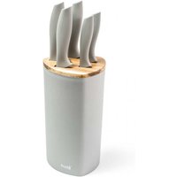Set Mit 5 Küchenmesser Im Block Husla 73964