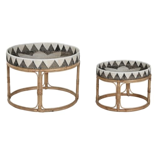 Home ESPRIT Set mit 2 Tischen Rattan 70 x 70 x 52 cm - Marke EAN: 8424002179229 Home ESPRIT Set mit 2 Tischen Rattan 70 x 70 x 52 cm - Marke EAN: 8424002179229 von Home ESPRIT