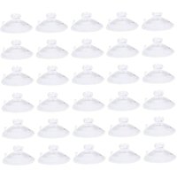 Set mit 30 transparenten Saugnäpfen aus Kunststoff ohne Haken zum Dekorieren von Autos, Hochzeitsständern, Postern und kleinen Gegenständen für Set mit 30 transparenten Saugnäpfen aus Kunststoff ohne Haken zum Dekorieren von Autos, Hochzeitsständern, Postern und kleinen Gegenständen für