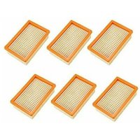 Set mit 6 Staubsaugerfiltern für Karcher MV4 MV5 MV6 WD4 WD5 WD6, Leberfilter-Ersatzteile Set mit 6 Staubsaugerfiltern für Karcher MV4 MV5 MV6 WD4 WD5 WD6, Leberfilter-Ersatzteile von Karcher