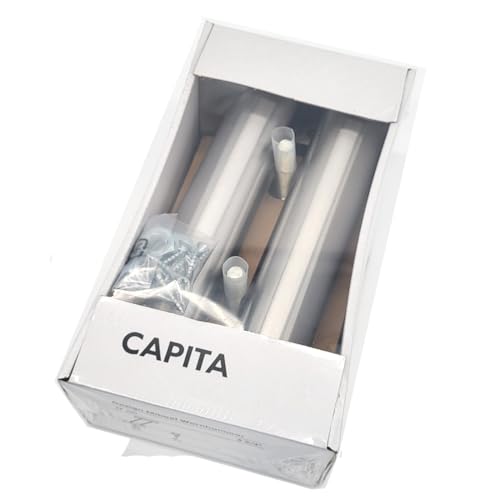 Set of 2 Ikea Capita Stainless Steel Legs by IKEA von Ikea