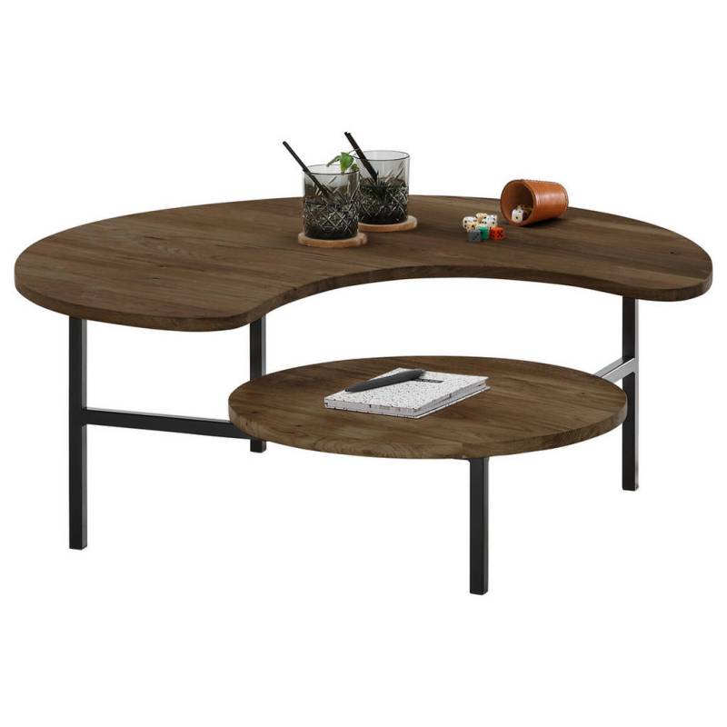 SetOne by Musterring COUCHTISCH Schwarz, Eiche dunkel