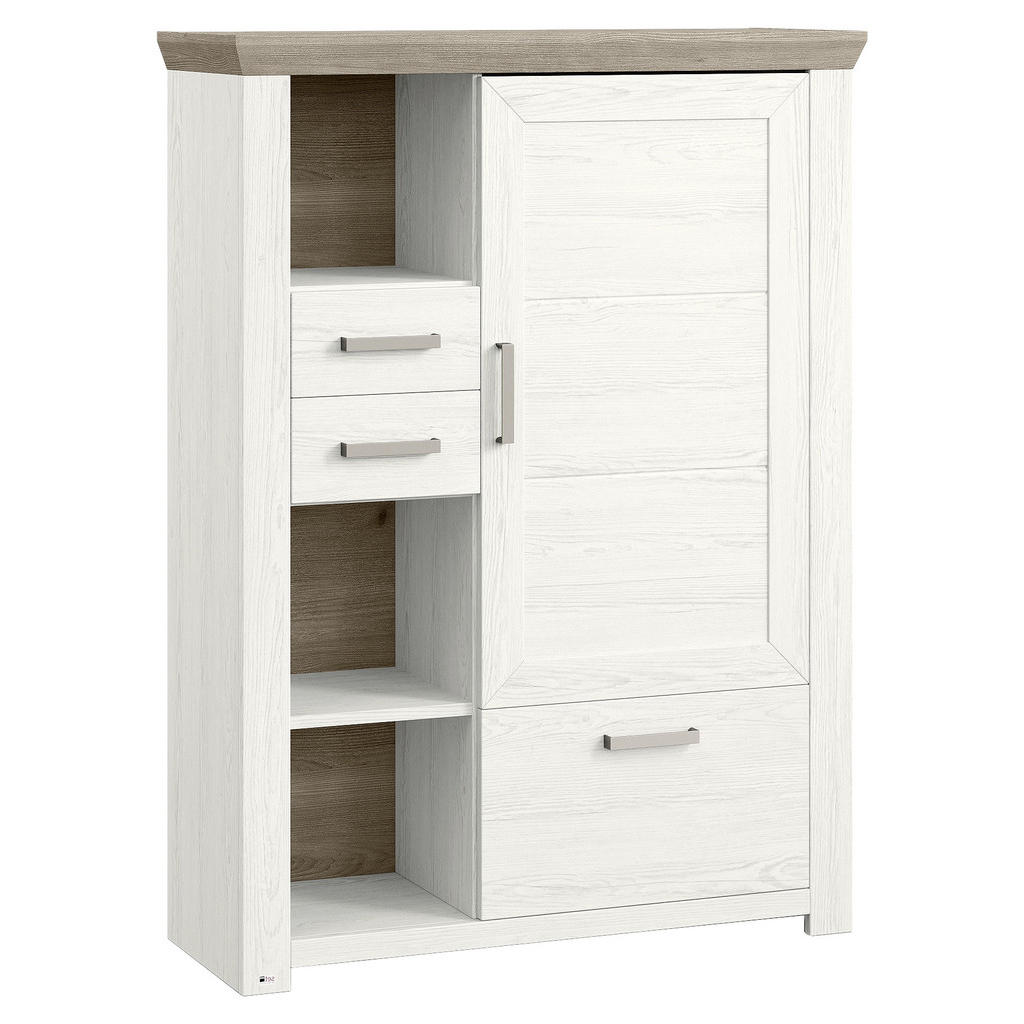 SetOne by Musterring HIGHBOARD Weiß, Eiche