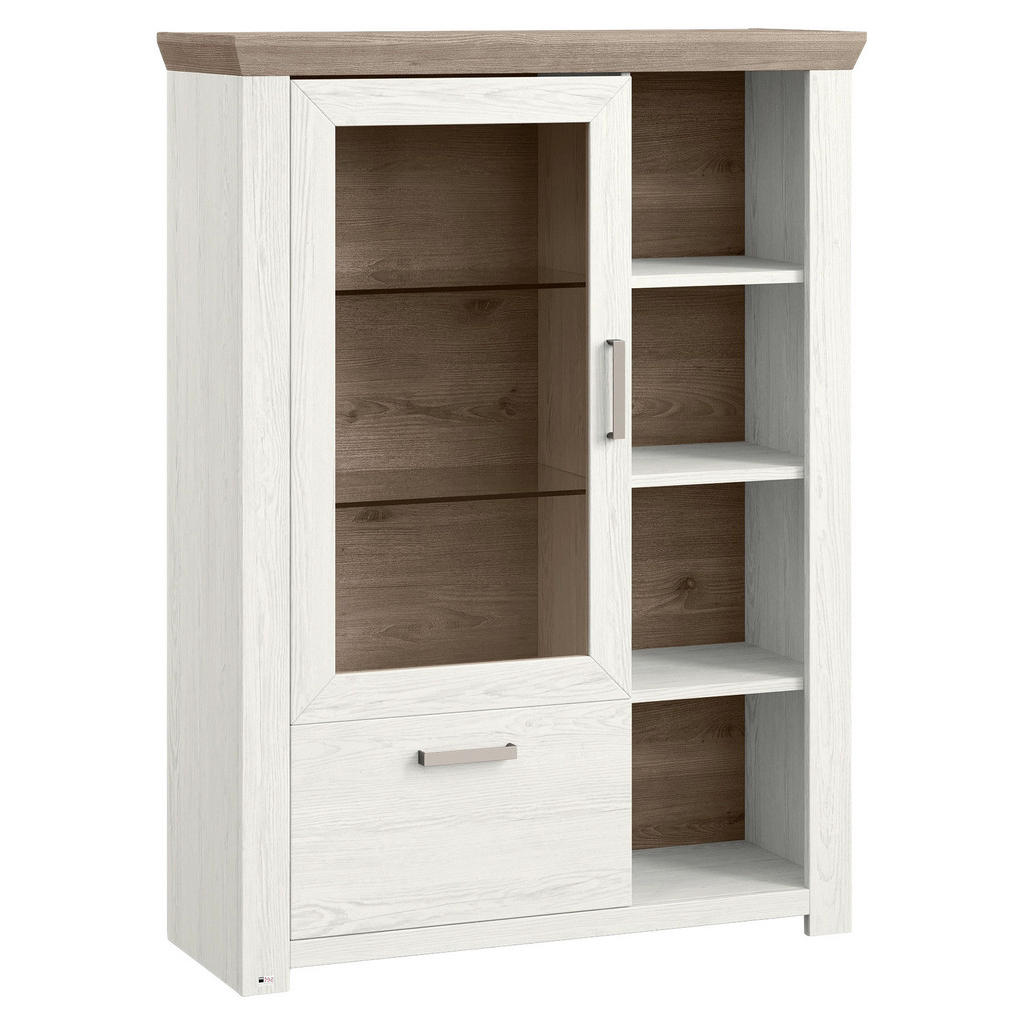 SetOne by Musterring HIGHBOARD Weiß, Eiche