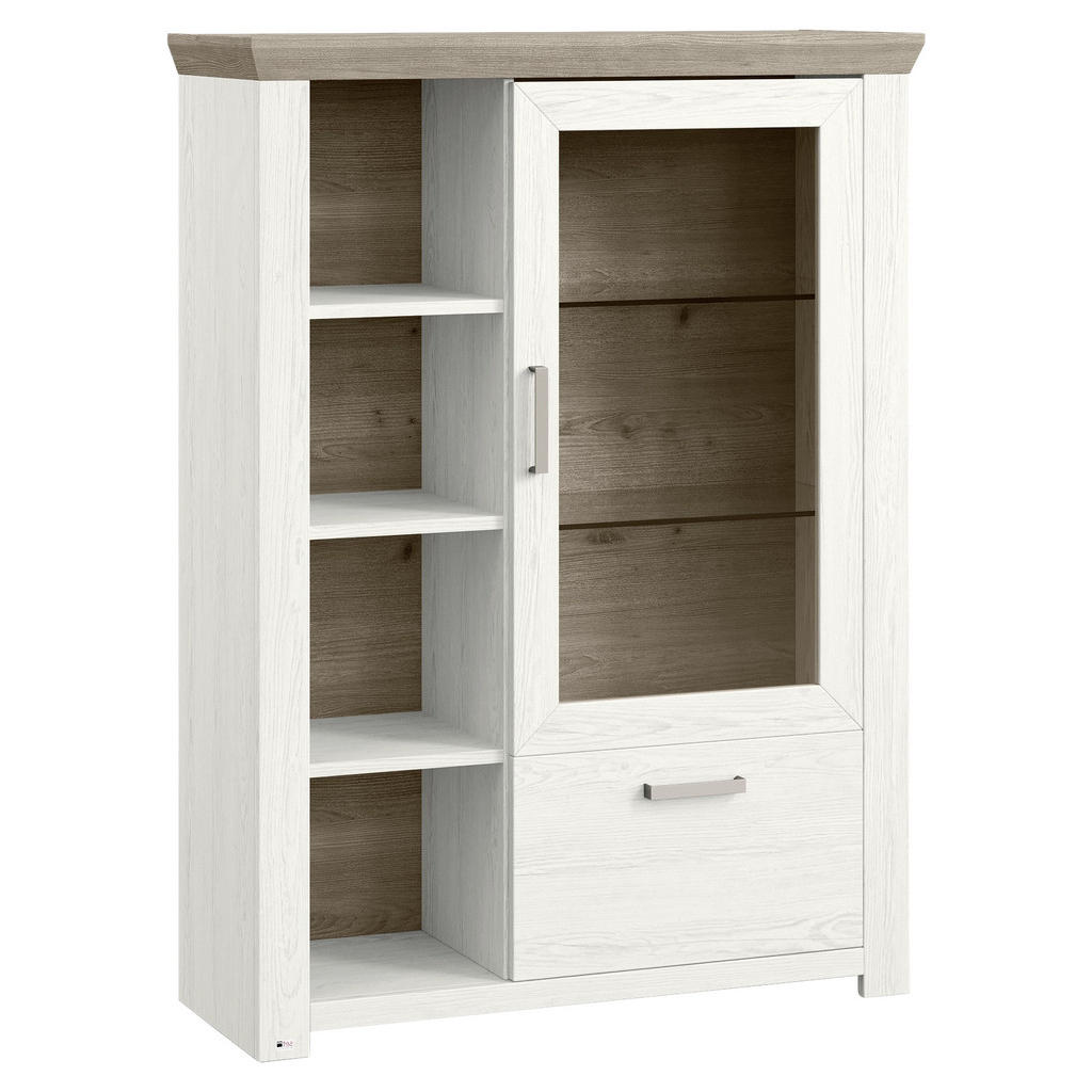 SetOne by Musterring HIGHBOARD Weiß, Eiche