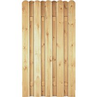 Sichtschutzzaun Holz Kiefer/Fichte 100 x 180 cm (Serie Eversten) von woodstore24