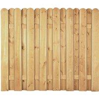 Sichtschutzzaun Holz Kiefer/Fichte 180 x 150 cm (Serie Eversten) von woodstore24