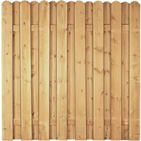 Sichtschutzzaun Holz Kiefer/Fichte 180 x 180 cm (Serie Eversten) von woodstore24