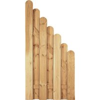 Sichtschutzzaun Holz Kiefer/Fichte 90 x 180/90 cm (Serie Eversten) von woodstore24