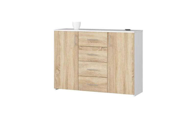 Sideboard 110 cm breit Kiara ¦ mehrfarbig ¦ Maße (cm): B: 110 H: 80 Kommoden & Sideboards > Sideboards - Höffner