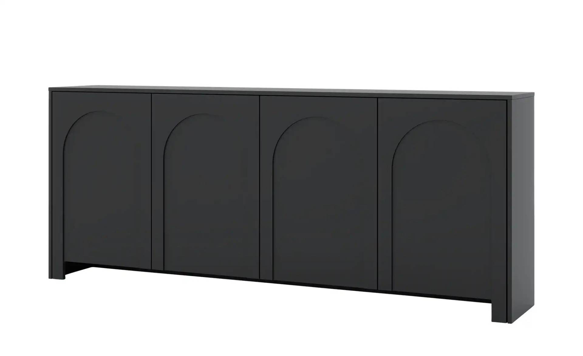 Sideboard  Arsoli ¦ schwarz ¦ Maße (cm): B: 204 H: 83 T: 35.0 Kommoden & Sideboards > Sideboards - Höffner