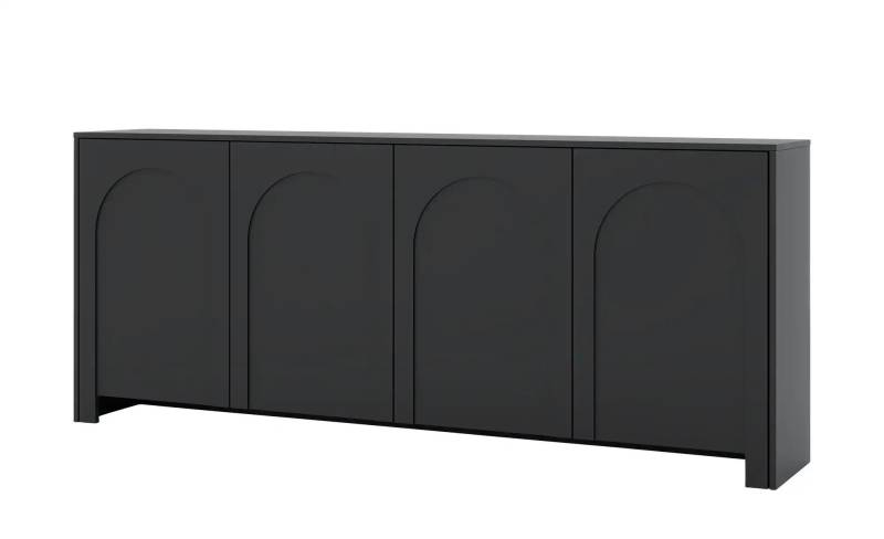 Sideboard  Arsoli ¦ schwarz ¦ Maße (cm): B: 204 H: 83 T: 35.0 Kommoden & Sideboards > Sideboards - Höffner