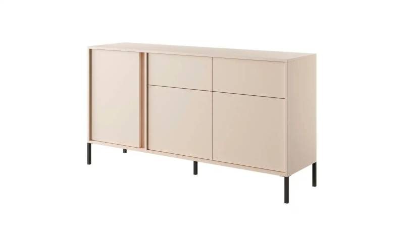 Sideboard  Holen ¦ beige ¦ Maße (cm): B: 153 H: 81 Kommoden & Sideboards > Sideboards - Höffner