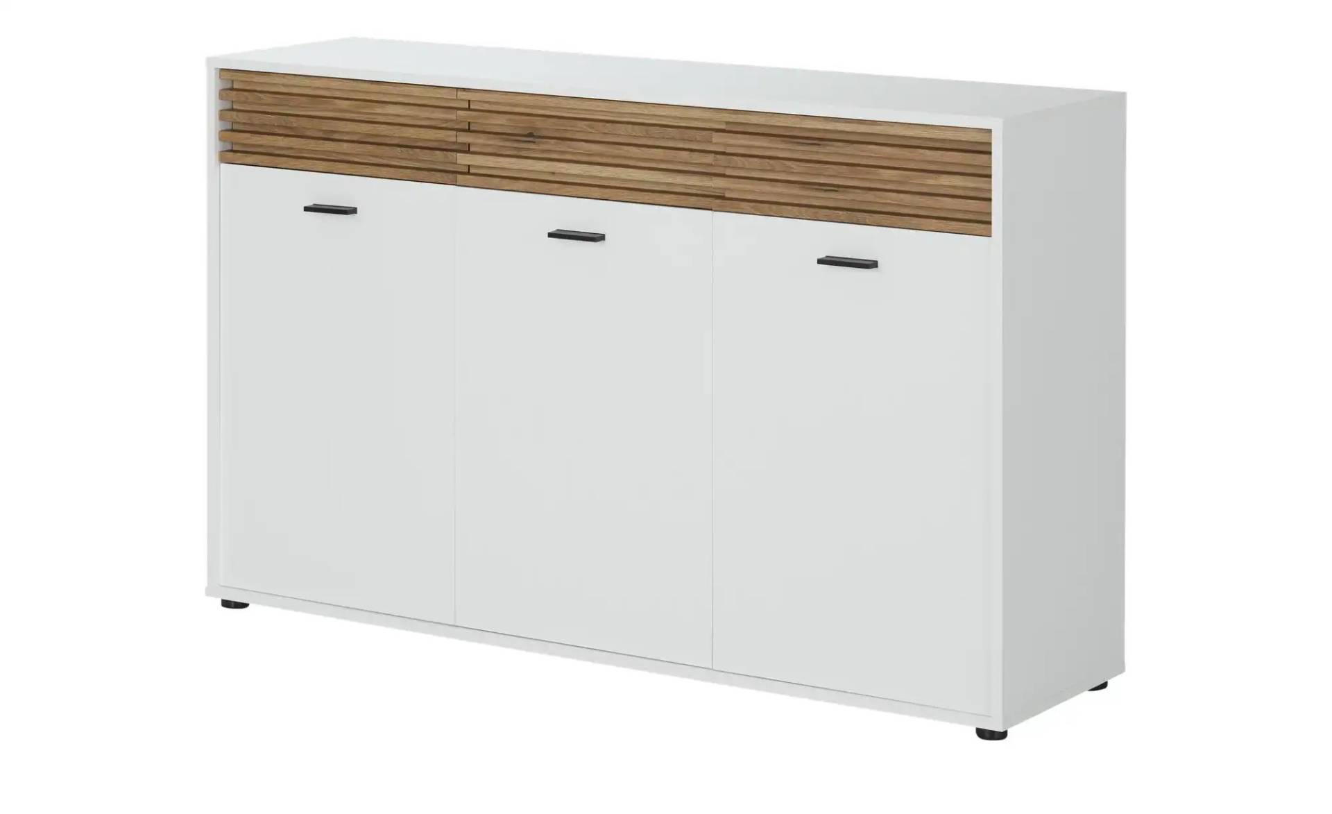 Sideboard  Ligurno ¦ weiß ¦ Maße (cm): B: 139 H: 86 T: 38.0 Kommoden & Sideboards > Sideboards - Höffner