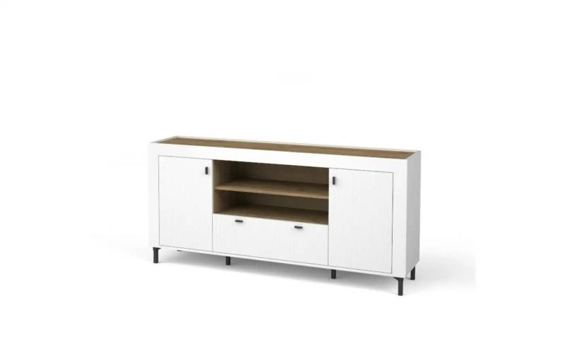 Sideboard  Mossa ¦ weiß ¦ Maße (cm): B: 177,1 H: 83,6 Kommoden & Sideboards > Sideboards - Höffner