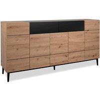 Sideboard NOLA 51A von Finori  Artisan Oak / Schwarz