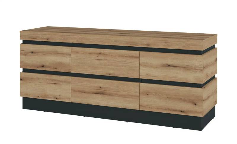 Sideboard  Savoca ¦ holzfarben ¦ Maße (cm): B: 161 H: 68 T: 45.0 TV- & Media Möbel > TV-Möbel - Höffner
