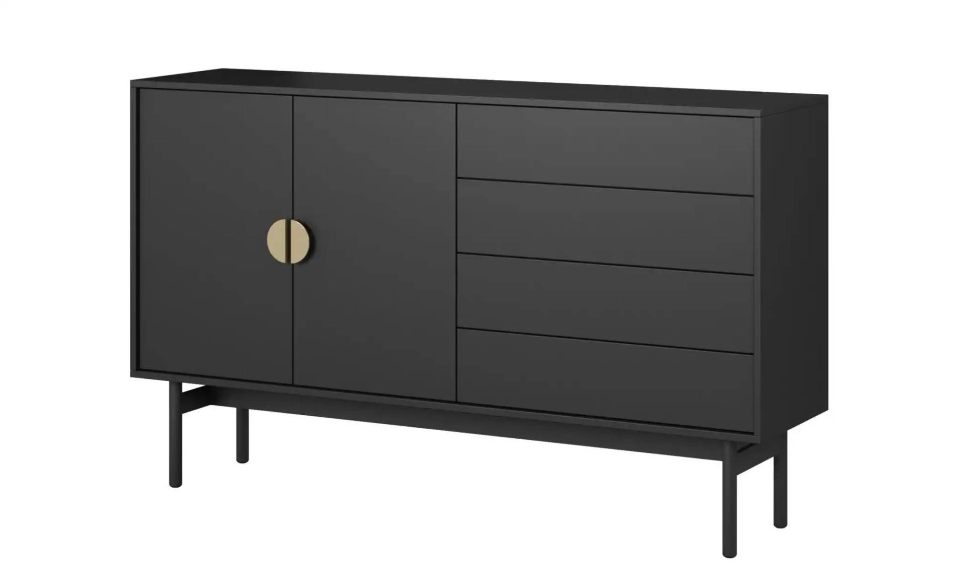 Sideboard  Stoon ¦ schwarz ¦ Maße (cm): B: 154 H: 92,5 Kommoden & Sideboards > Sideboards - Höffner