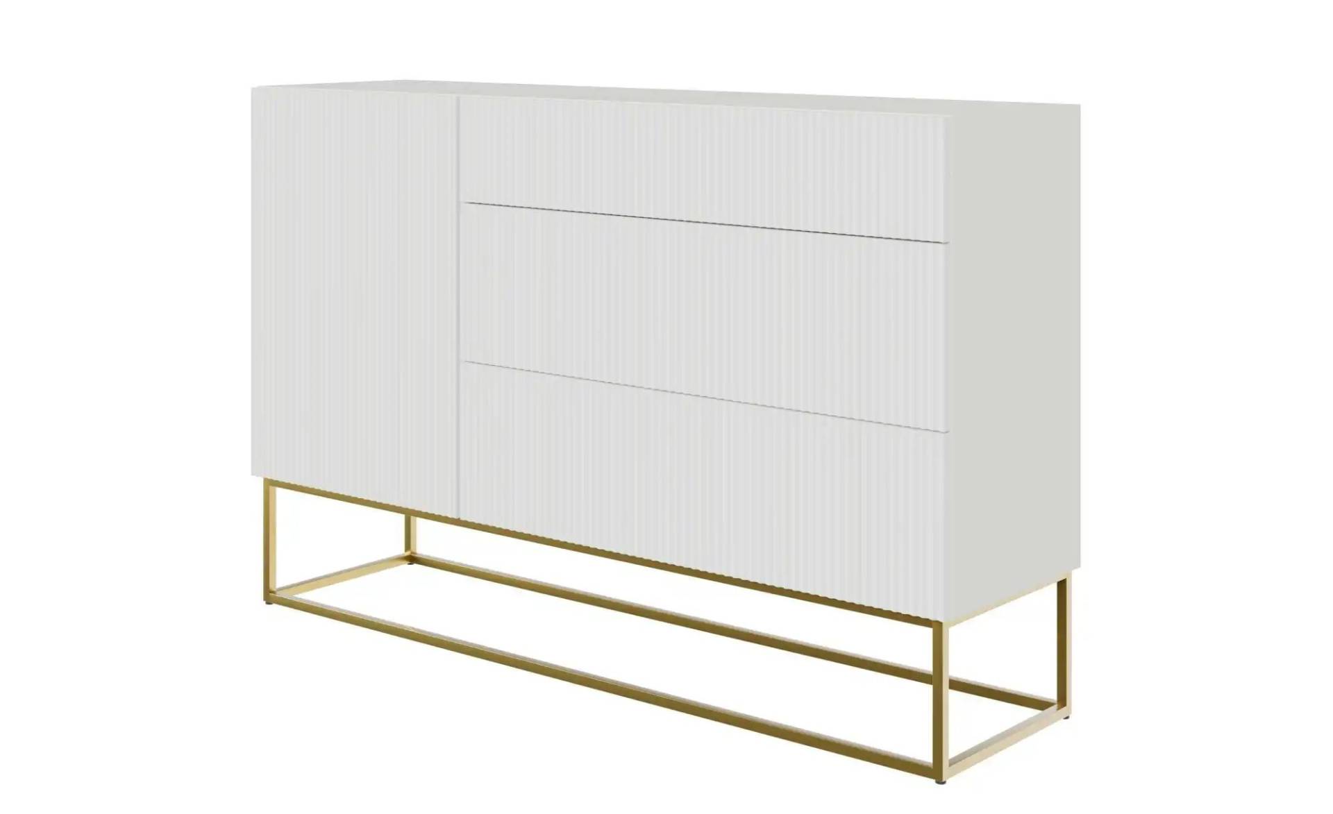 Sideboard  Veldio ¦ weiß ¦ Maße (cm): B: 140 H: 90 Kommoden & Sideboards > Sideboards - Höffner