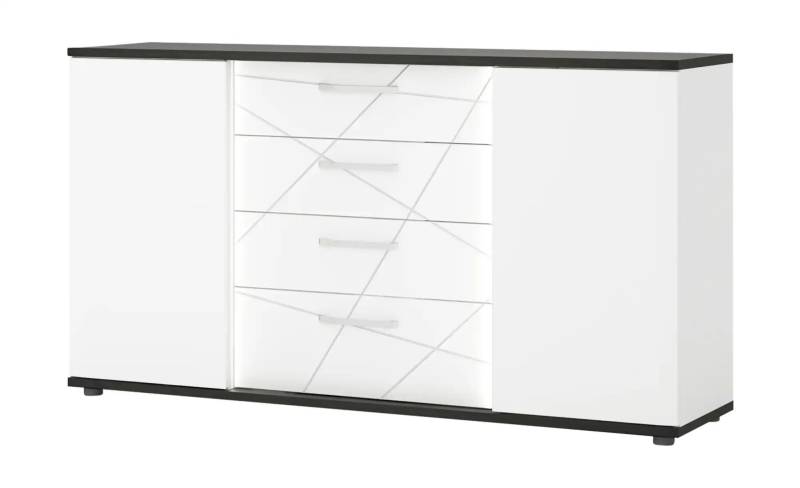 Sideboard  Venedig ¦ weiß ¦ Maße (cm): B: 161 H: 87 T: 40.0 Kommoden & Sideboards > Sideboards - Höffner