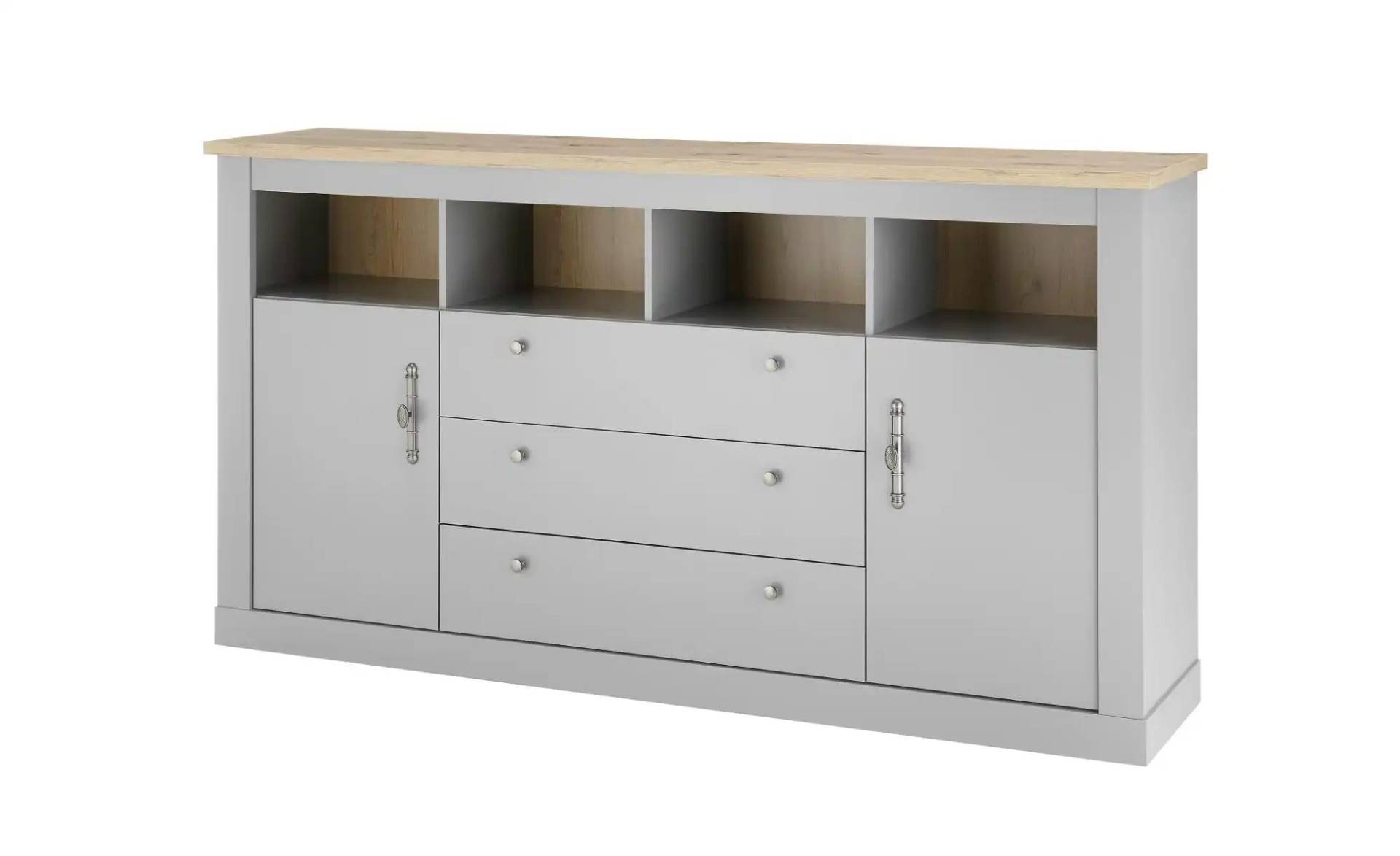 Sideboard Claira ¦ grau ¦ Maße (cm): B: 200 H: 44 Kommoden & Sideboards > Sideboards - Höffner Sideboard Claira ¦ grau ¦ Maße (cm): B: 200 H: 44 Kommoden & Sideboards > Sideboards - Höffner