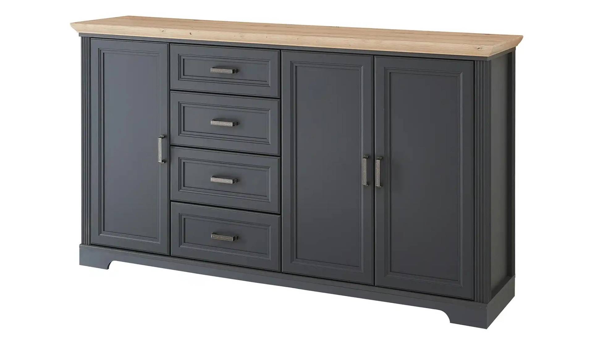 Sideboard   ¦ grau ¦ Maße (cm): B: 182 H: 102 T: 41.0 Kommoden & Sideboards > Sideboards - Möbel Kraft