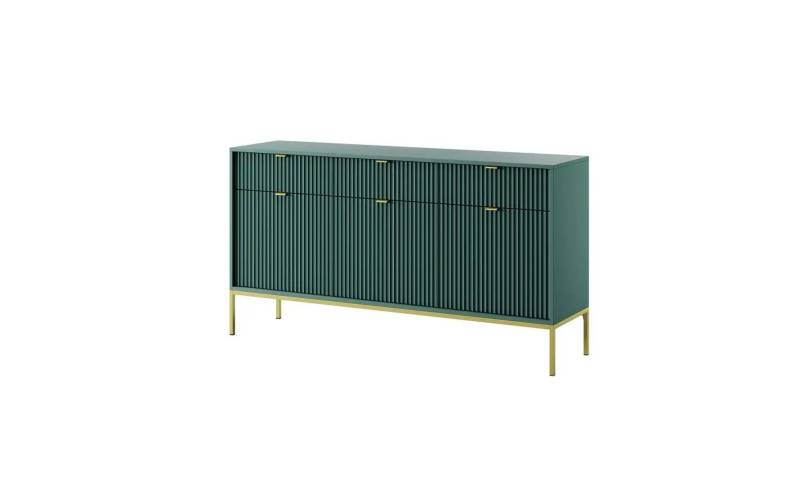 Sideboard   ¦ grün ¦ Maße (cm): B: 154 H: 83 Kommoden & Sideboards > Sideboards - Möbel Kraft