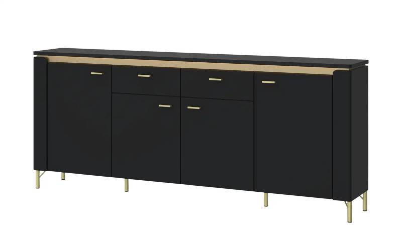 Sideboard mit Softclose Losini ¦ schwarz ¦ Maße (cm): B: 200,3 H: 87,3 T: 40.0 Kommoden & Sideboards > Sideboards - Höffner