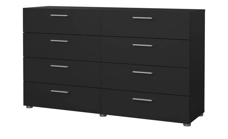 Sideboard   ¦ schwarz ¦ Maße (cm): B: 140 H: 82 T: 40.4 Kommoden & Sideboards > Sideboards - Möbel Kraft
