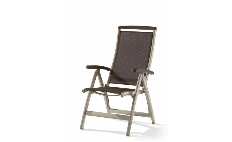 Sieger Klappsessel   ¦ braun ¦ Maße (cm): B: 75 H: 112 Garten > Gartenmöbel > Gartenstühle - Möbel Kraft