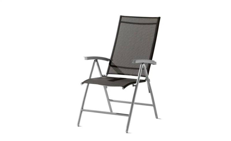 Sieger Klappsessel   ¦ grau ¦ Maße (cm): B: 61 H: 108 Garten > Gartenmöbel > Gartenstühle - Möbel Kraft
