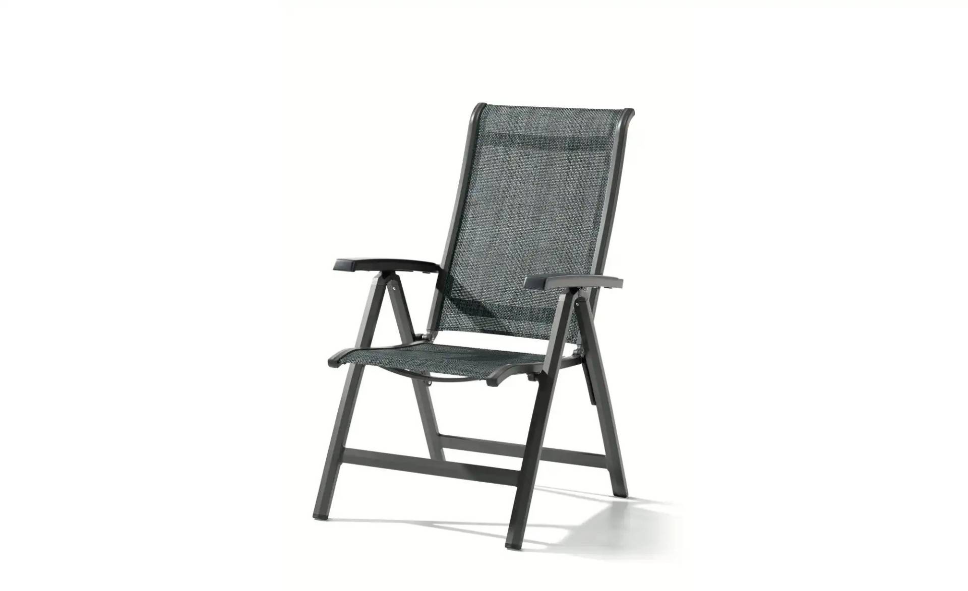 Sieger Klappsessel   ¦ grau ¦ Maße (cm): B: 61 H: 109 Garten > Gartenmöbel > Gartenstühle - Möbel Kraft