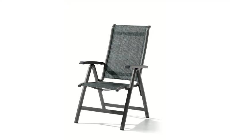 Sieger Klappsessel   ¦ grau ¦ Maße (cm): B: 61 H: 109 Garten > Gartenmöbel > Gartenstühle - Möbel Kraft