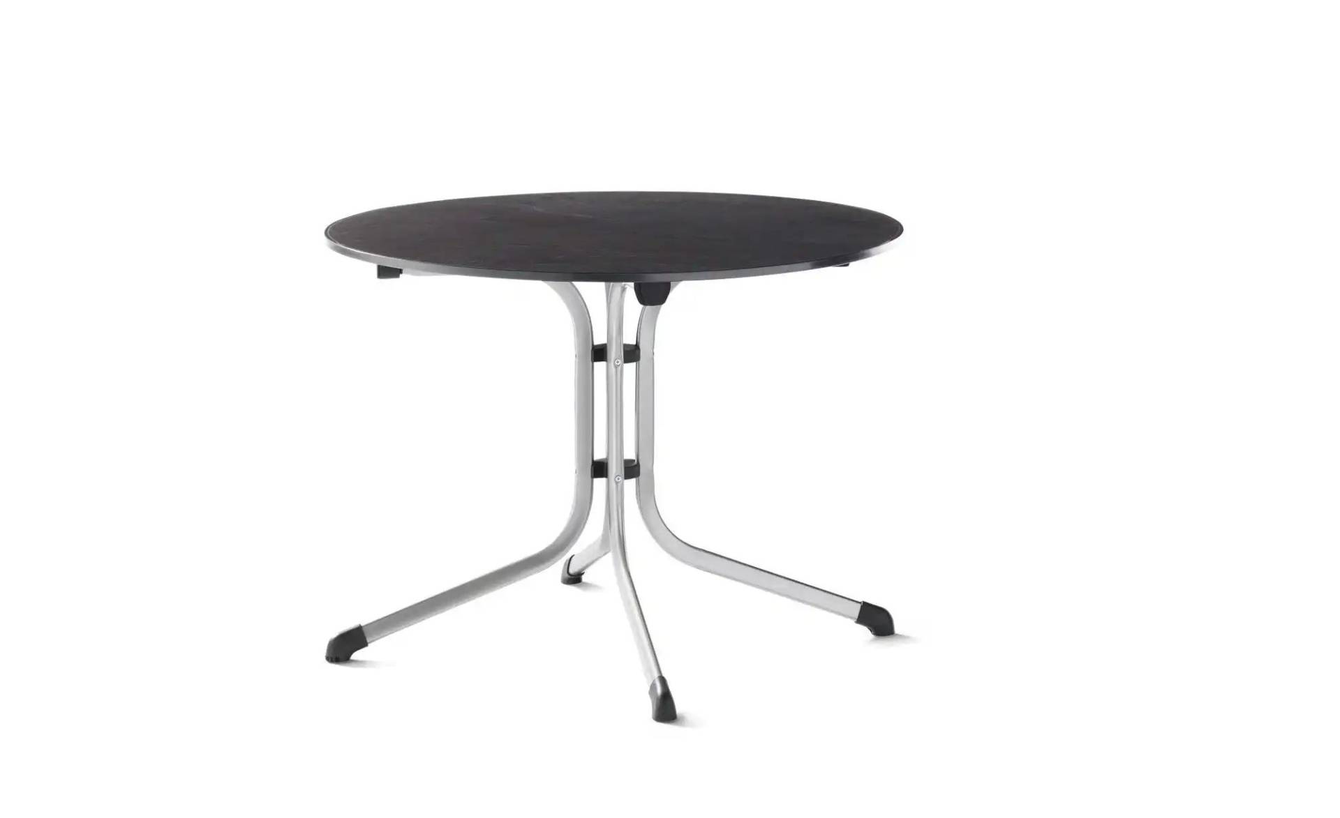 Sieger Klapptisch   ¦ grau ¦ Maße (cm): B: 100 H: 73  Ø: 100