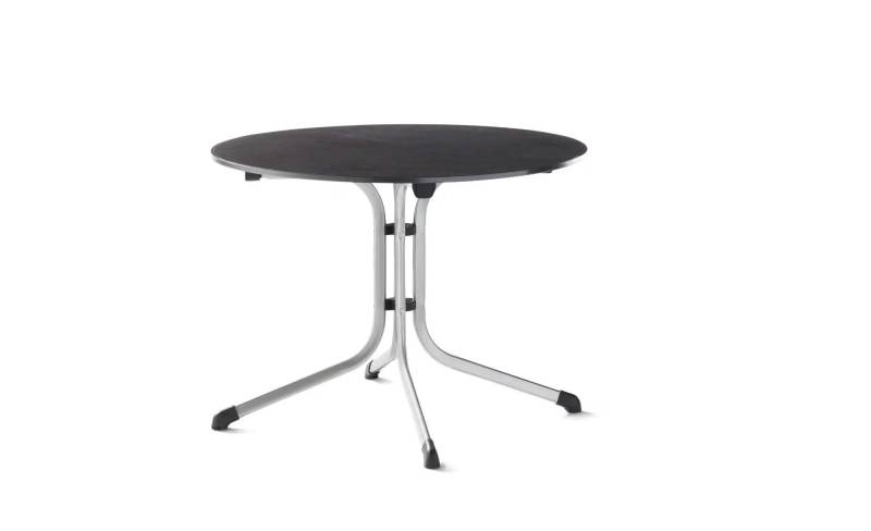 Sieger Klapptisch   ¦ grau ¦ Maße (cm): B: 100 H: 73  Ø: 100