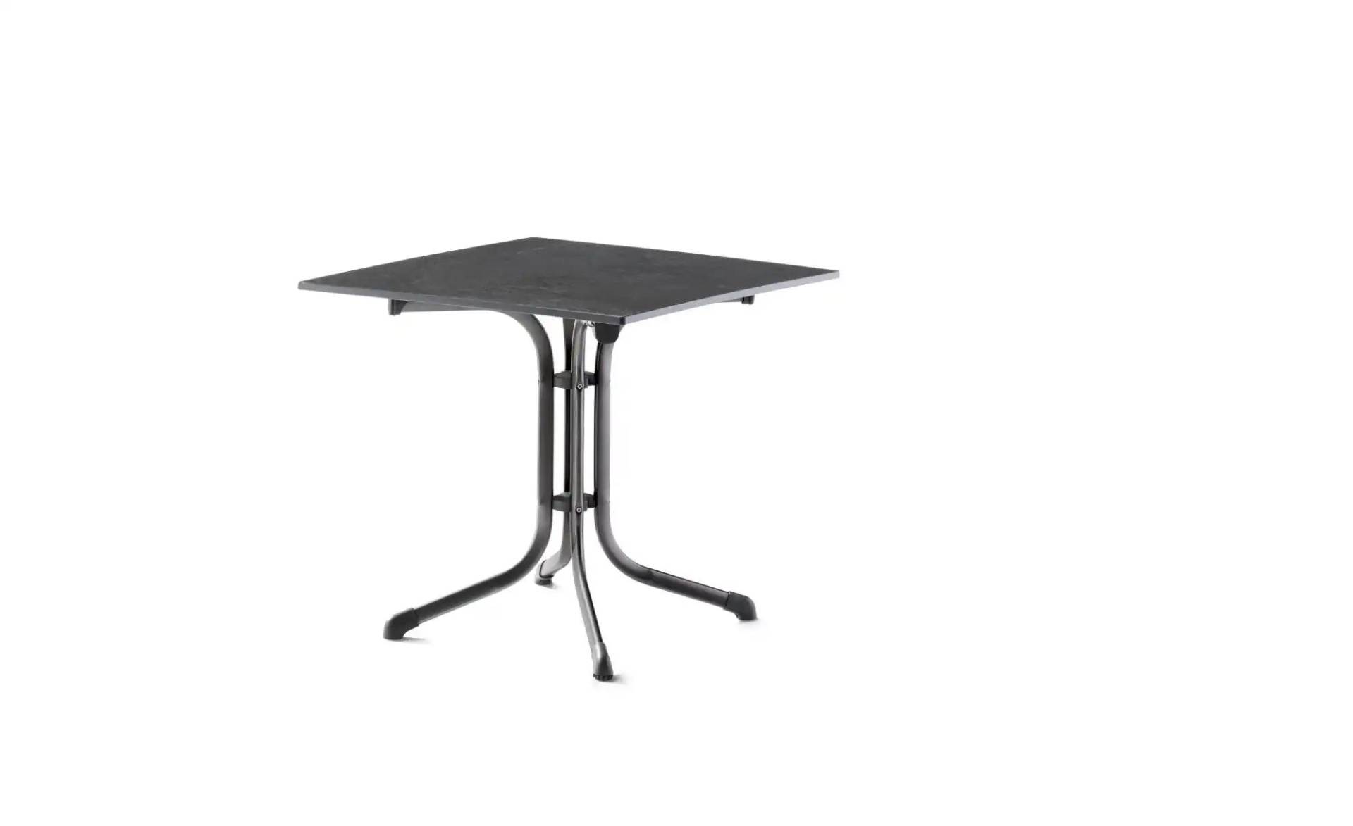 Sieger Klapptisch   ¦ schwarz ¦ Maße (cm): B: 80 H: 73 Garten > Gartenmöbel > Gartentische - Möbel Kraft