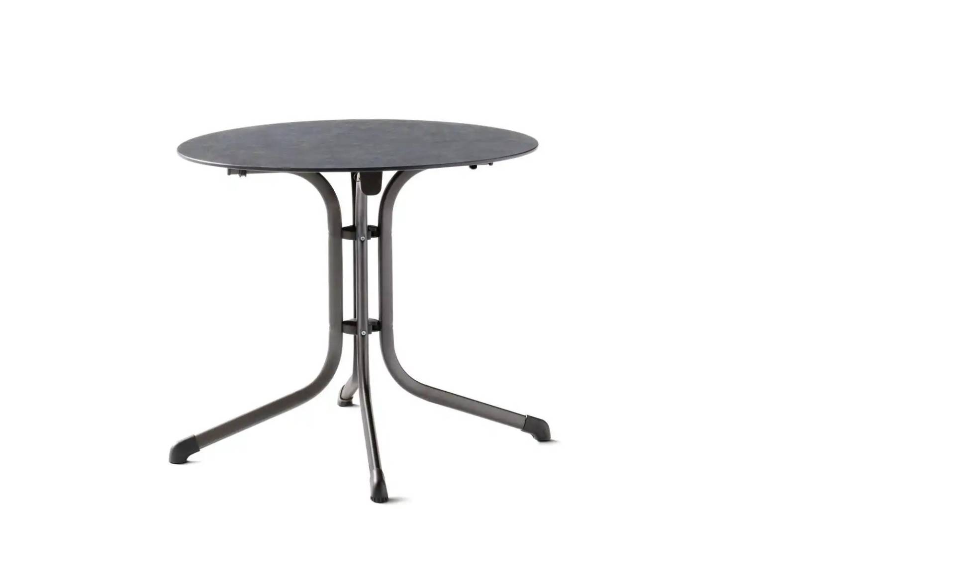 Sieger Klapptisch   ¦ schwarz ¦ Maße (cm): B: 85 H: 73  Ø: 85.0 Garten > Gartenmöbel > Gartentische - Möbel Kraft