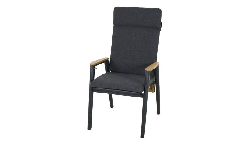 Siena Garden Dining-Sessel  Roma ¦ grau ¦ Maße (cm): B: 60,5 H: 108 T: 83.0