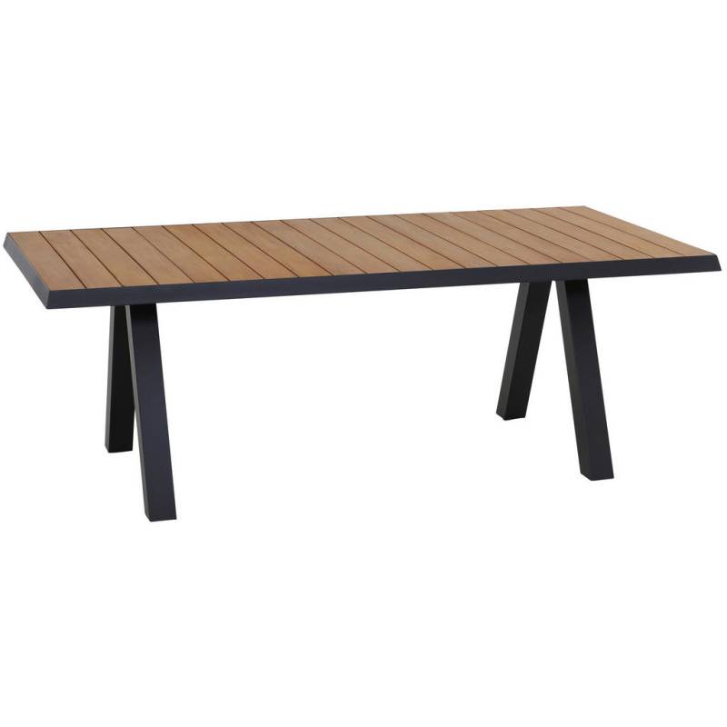 Siena Garden GARTENTISCH Anthrazit, Teak