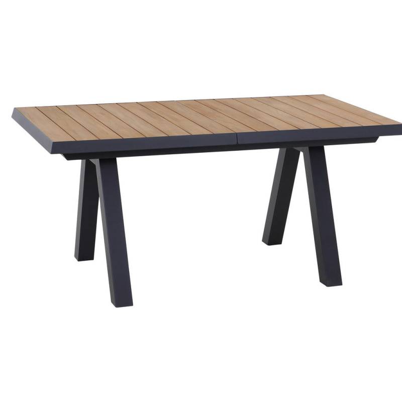Siena Garden GARTENTISCH Anthrazit, Teak