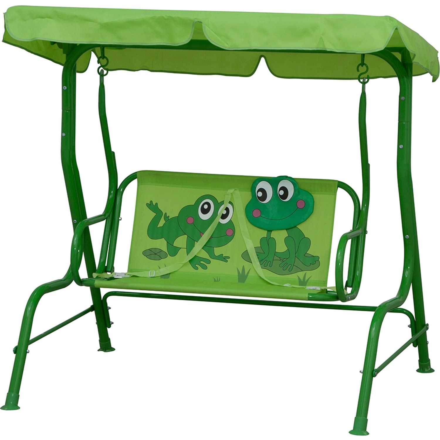 Siena Garden Kinder-Hollywoodschaukel Froggy Grün 75x115x118 cm von -